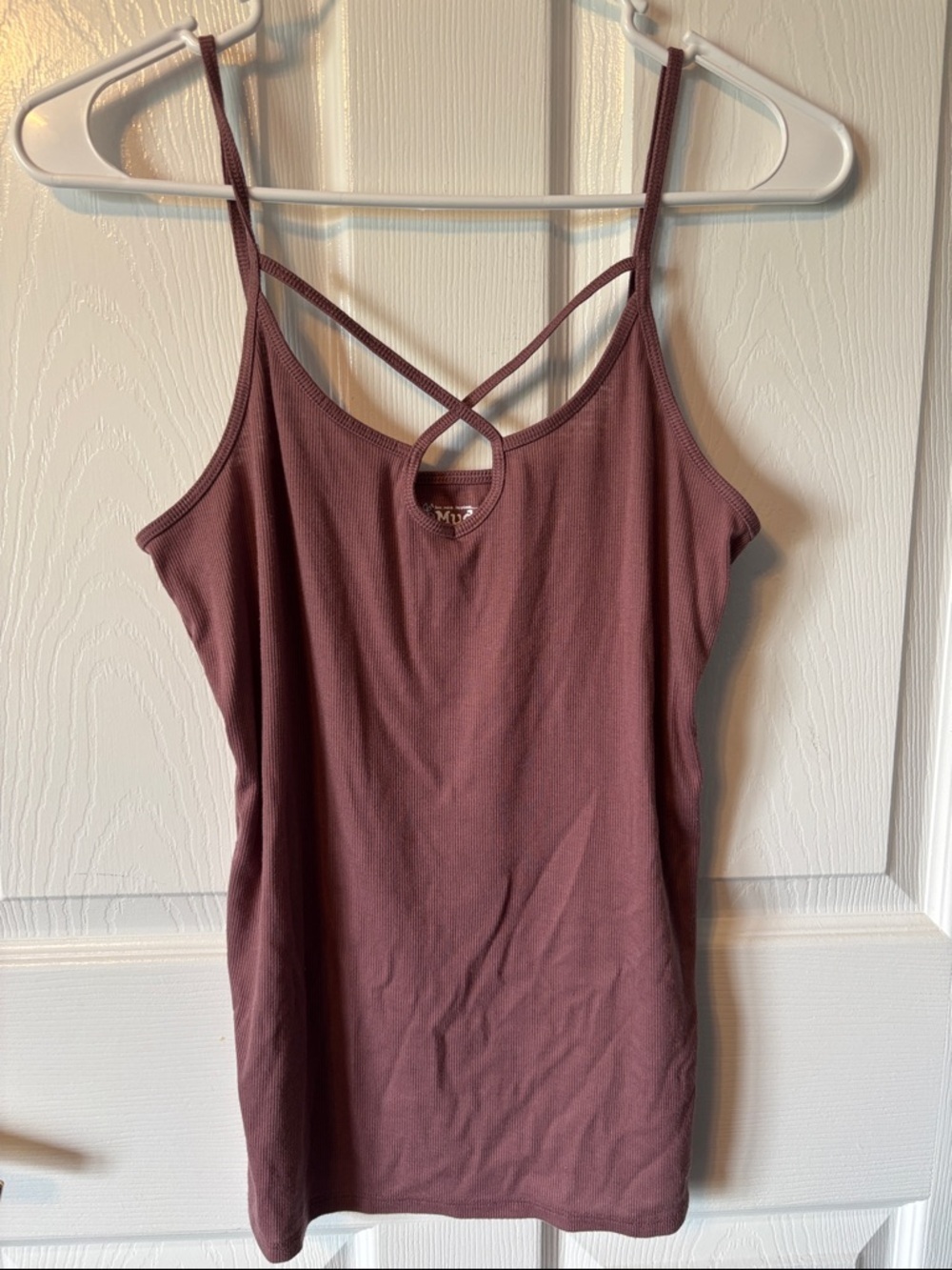 Mudd Mauve Crisscross Strap Camisole